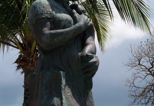 The statue of the Bahamian Woman