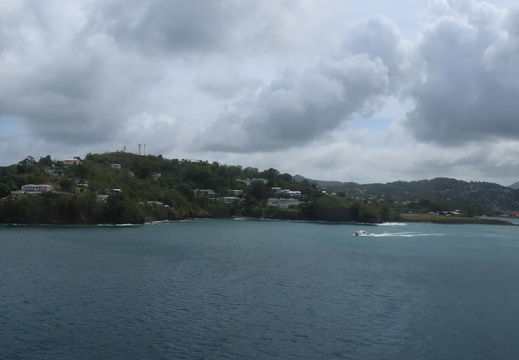 Approaching St. Lucia